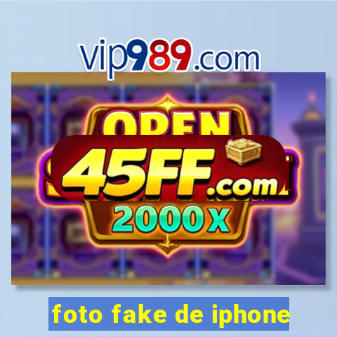 foto fake de iphone